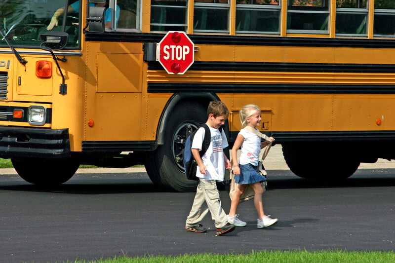 Stopping for a School Bus